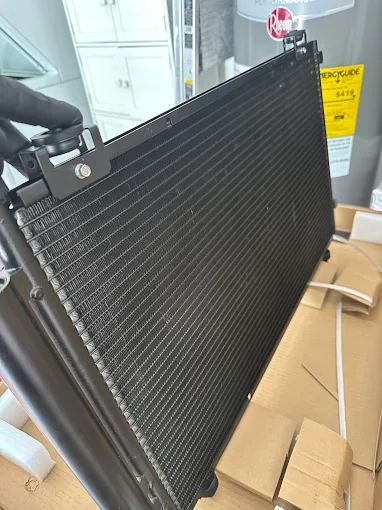 New A/C condenser ready to install